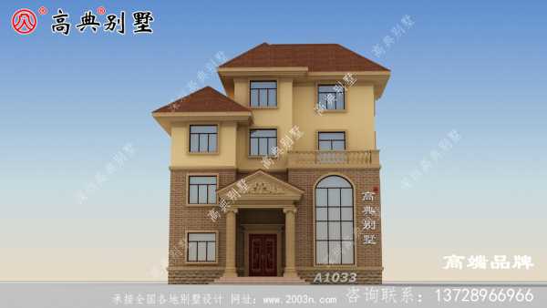 农村自建房，造型简约，布局方便实用