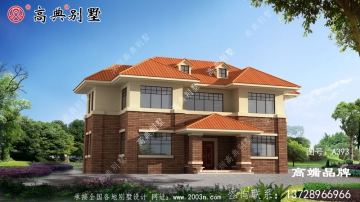 165平方米农村自建二层欧式风格别墅住宅